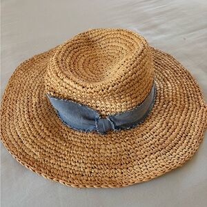 BARNEY'S NEW YORK Straw Woven Hat